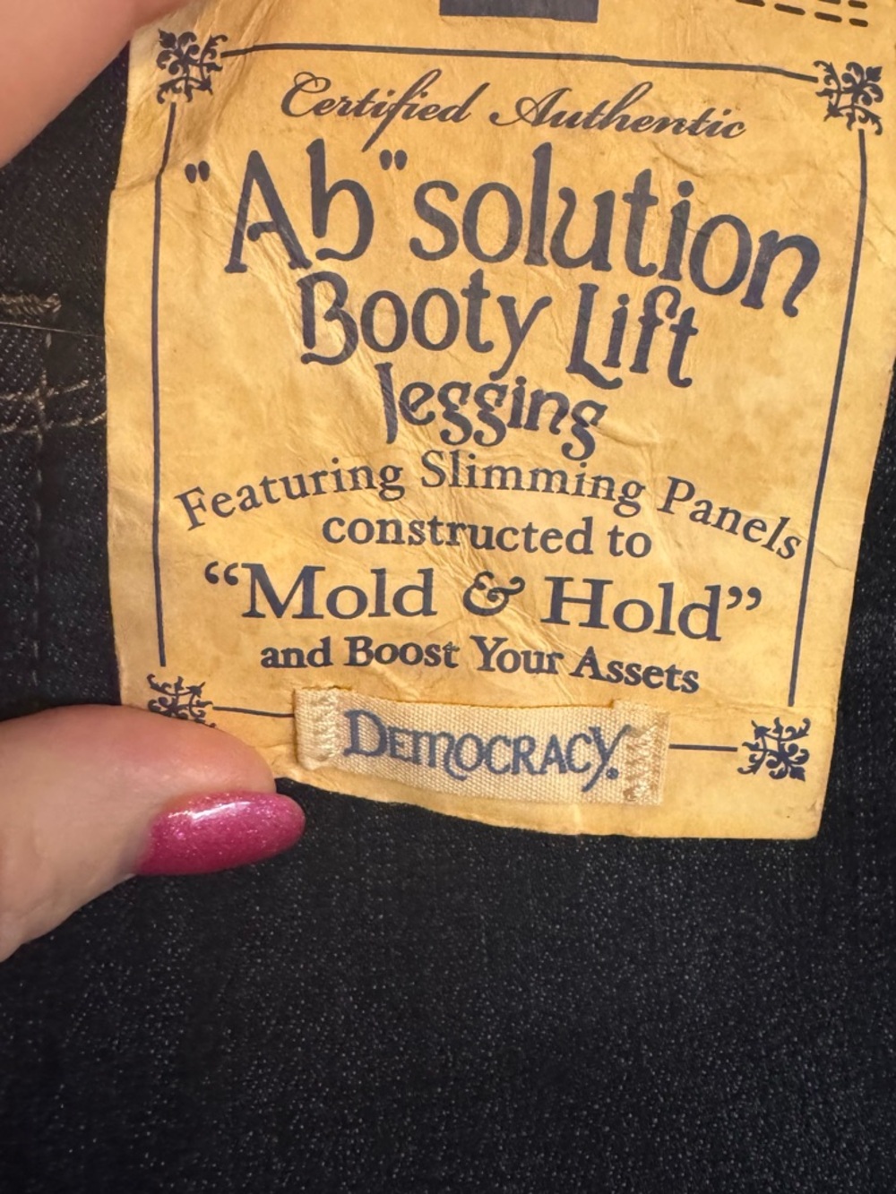 NWT Democracy Absolution *BOOTY LIFT JEGGING*  SIZE: 12     #13 - Picture 9 of 9